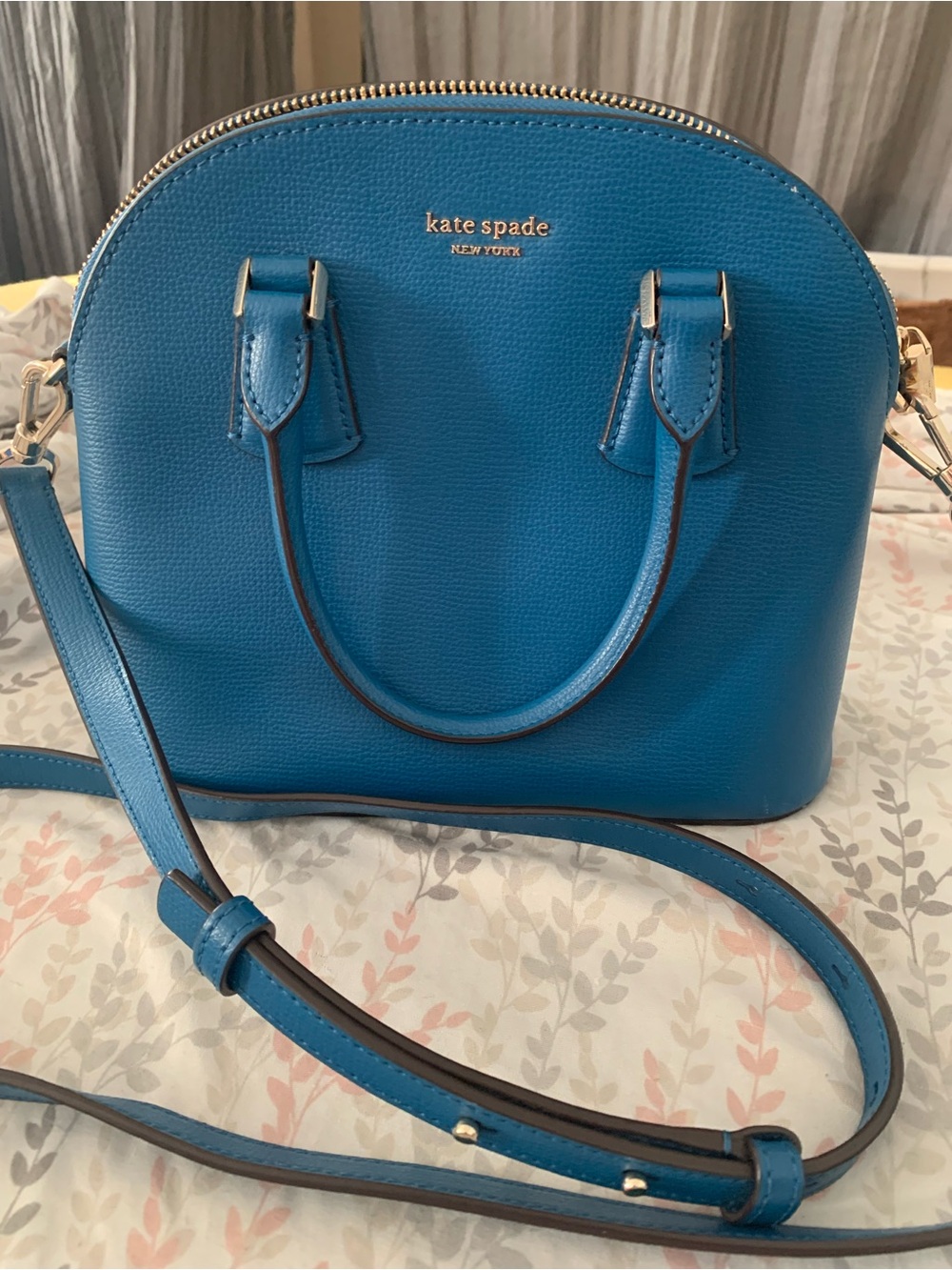 kate spade Blue Dome Crossbody Satchel
